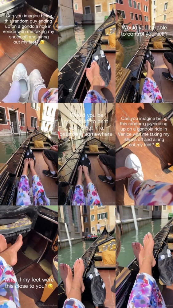 Goddess PussyFoot's Random Encounter in a Gondola