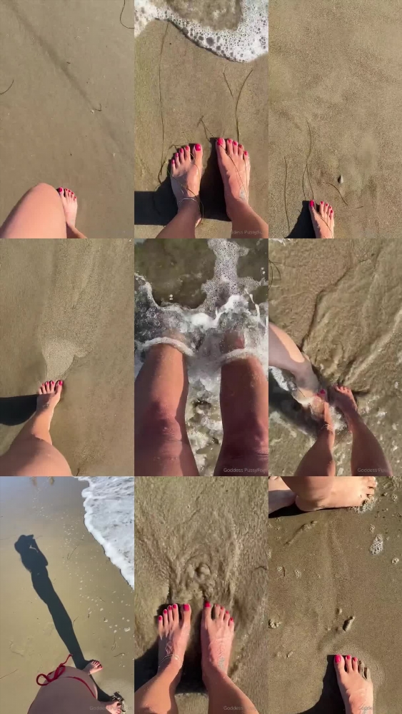 Goddess PussyFoot's Beach Birthday Fun