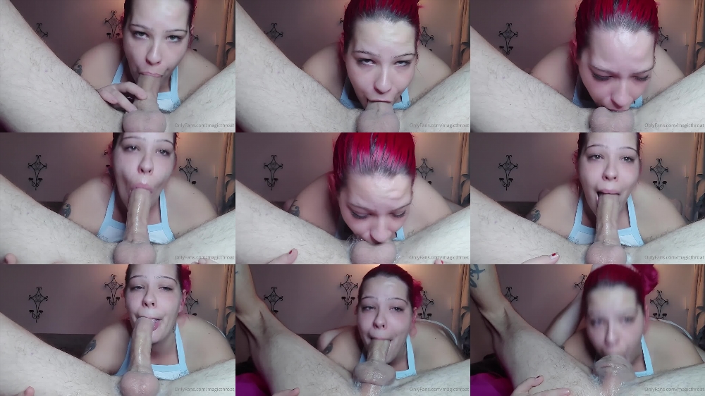 MagicThroat's New Deepthroat Technique on OnlyFans