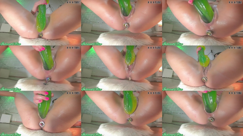 Sultry Russian Teen's Monster Dildo Orgasm