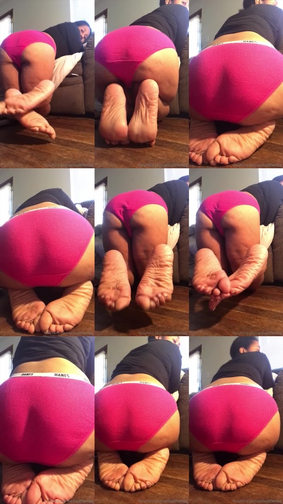 Ass and Smelly Soles Humiliation in Foot Therapy Video