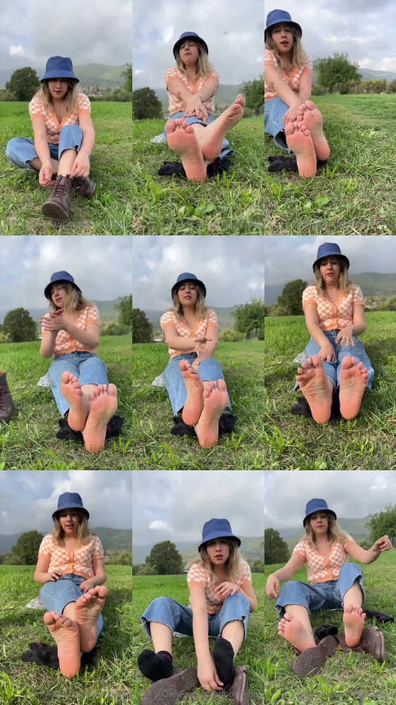 Gia's Foot JOI Video: Nylon Feet Fetish