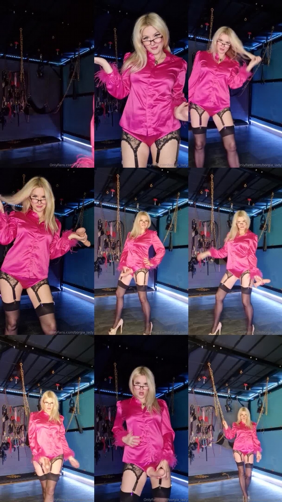 Lady Sara Borgia: A Satin Fetish Fantasy