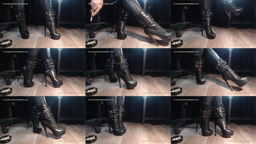 Goddess Amber's OnlyFans Video - Full Humanashtray Boots Experience