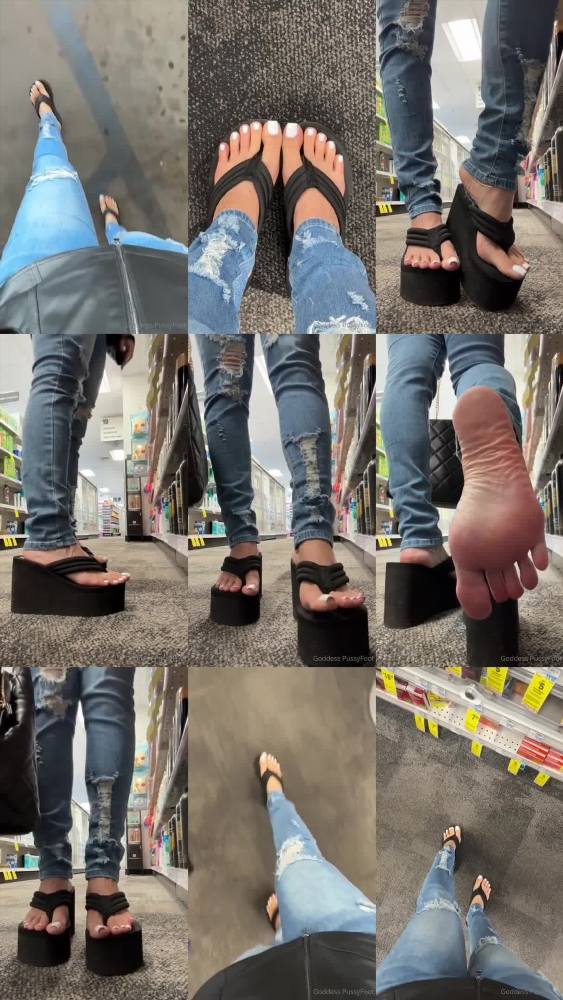 Goddess PussyFoot's Drug Store Adventure on OnlyFans