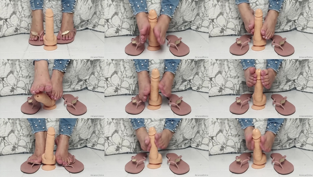 AmaranDolce's Latest Footjob Video