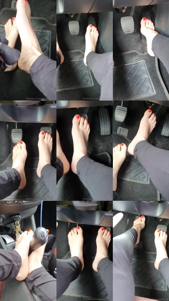 Marie Petit VIP's Red-Painted Feet Video