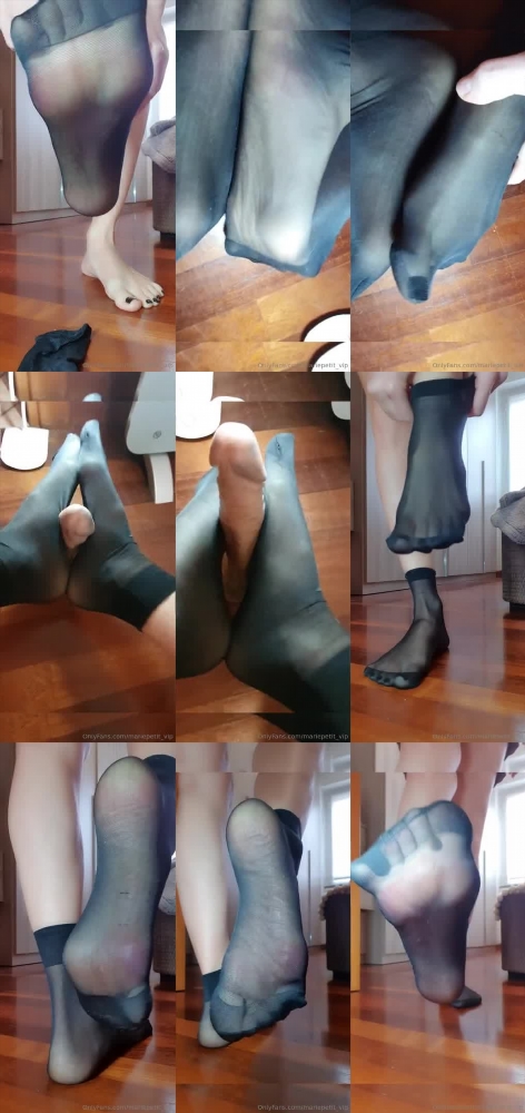 Marie Petit VIP - Calzini Velati e Simulazione Footjob Video