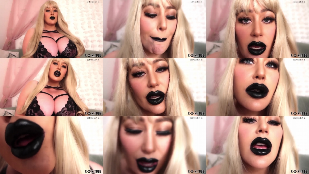 Watch Lulublue Dominate in a Lipstick Fetish Scene