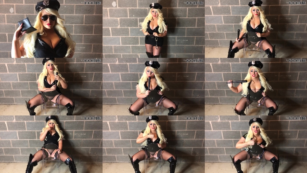 Cosplay Fantasy: Lulublue's Taboo Policewoman JOI Adventure