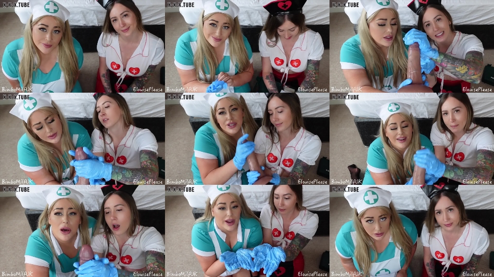 Lulublue's Latex Fetish Foot Fetish Handjob Nurse Fantasy