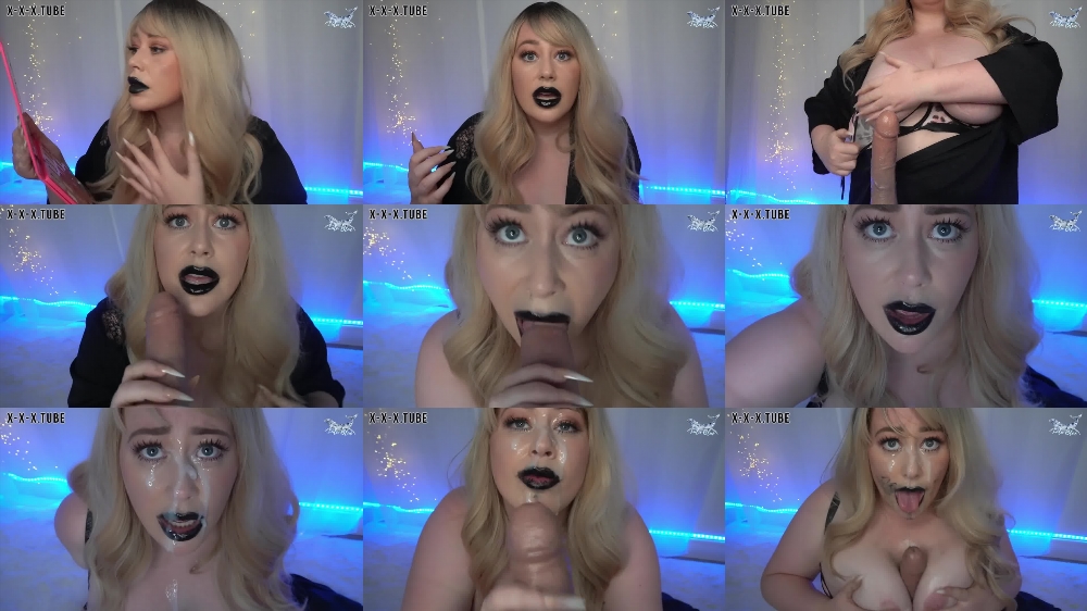 Lulublue X Goth Mommy Milks Your Cock