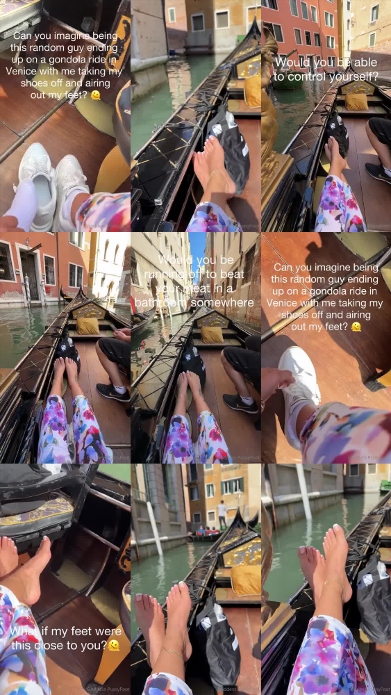 Goddess PussyFoot's Exclusive Gondola Video