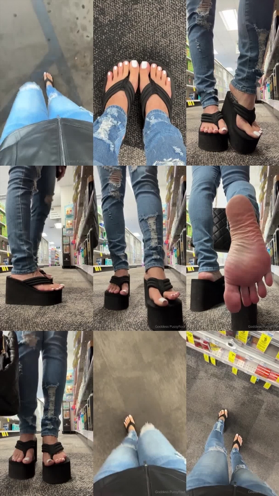 Goddess PussyFoot's Exclusive Drug Store Adventure on OnlyFans