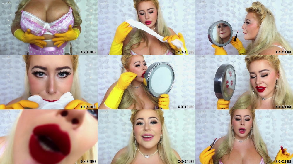 Lulublue X Vintage Pinup Applies Lipstick - Mature & Fetish Video