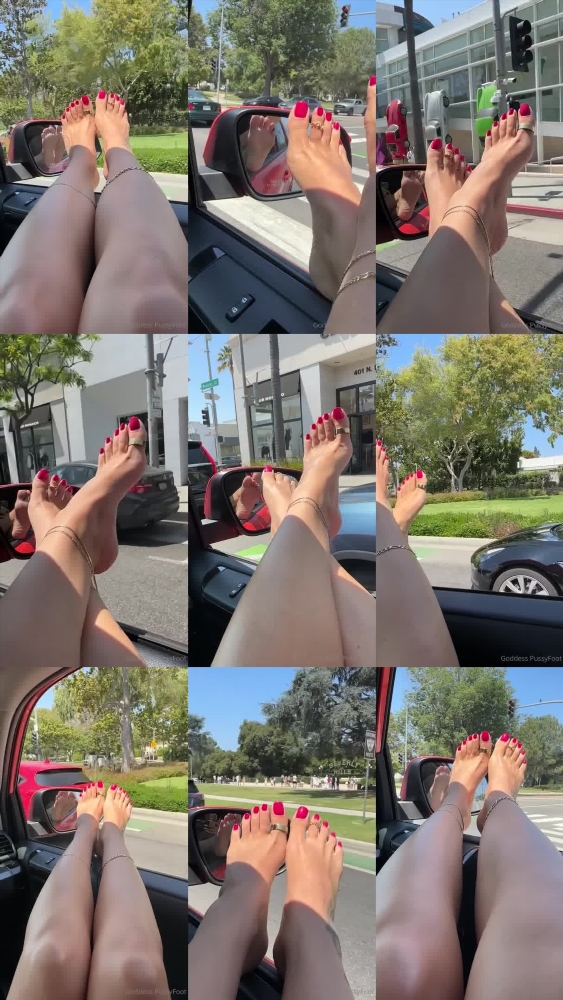 Goddess PussyFoot's Elegant Lunch in Beverly Hills
