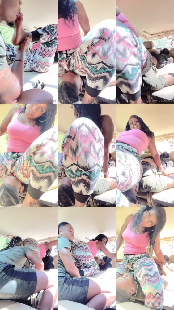 Haitian Babefeet's Nylon Foot Fetish Video