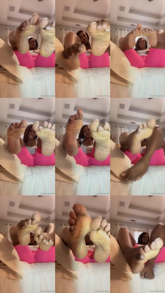 Worship My Nylon Feet - Haitian_babefeet