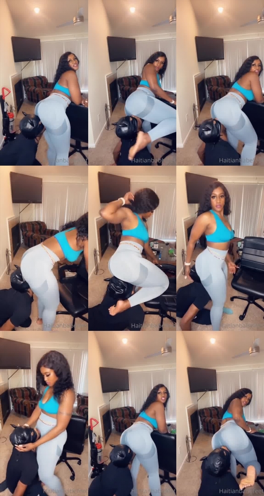 Haitian_babefeet's Sweaty Gym Fart Sniffing & Worship Session