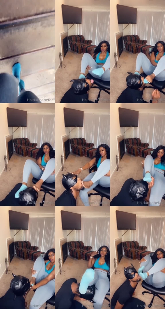 Haitian_babefeet's Sweaty Feet Worship Session