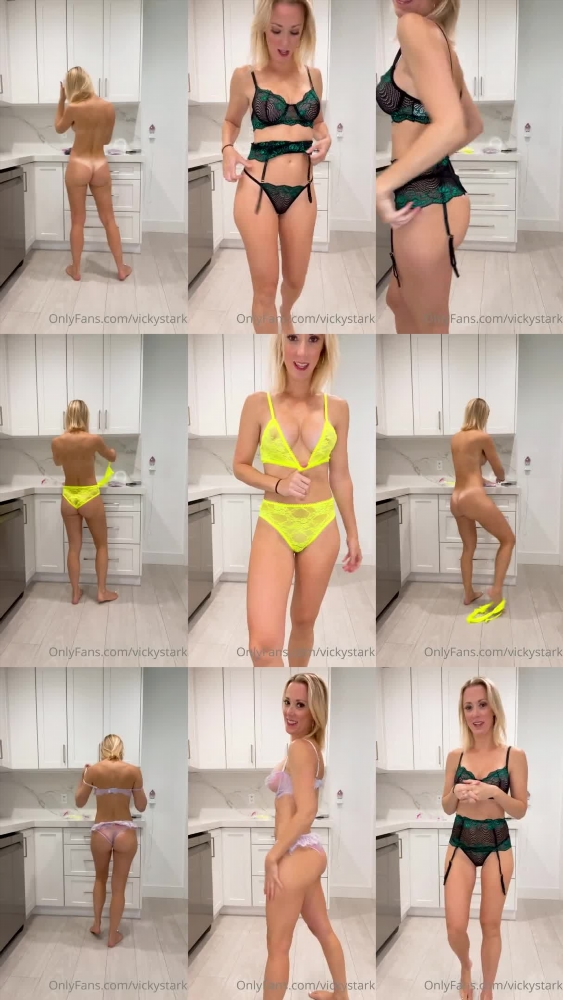 Vicky Stark's Lingerie Try-On Video