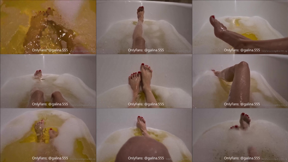 Galina's Luxurious Foot Worship Session