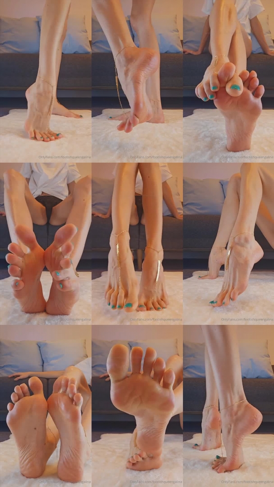 Watch Footish Queen Galina's Feet Worship Video on OnlyFans