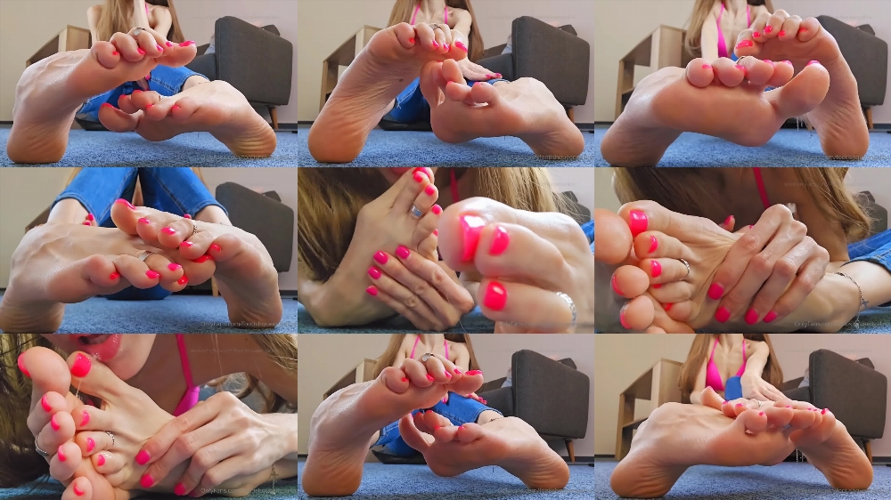 Watch Footish Queen Galina's Feet in Action on OnlyFans