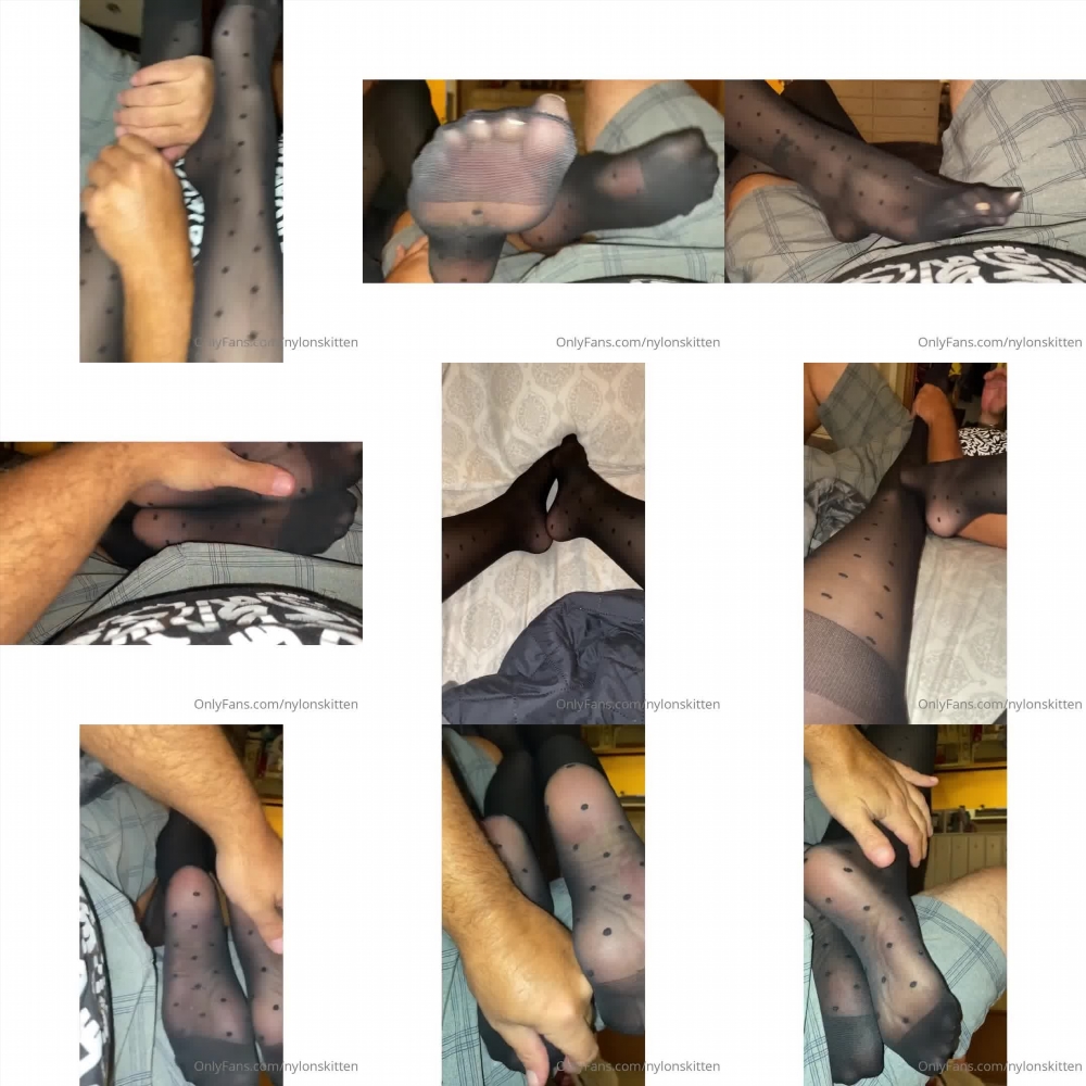 Nylonskitten's Nylon Feet Worship Video on OnlyFans