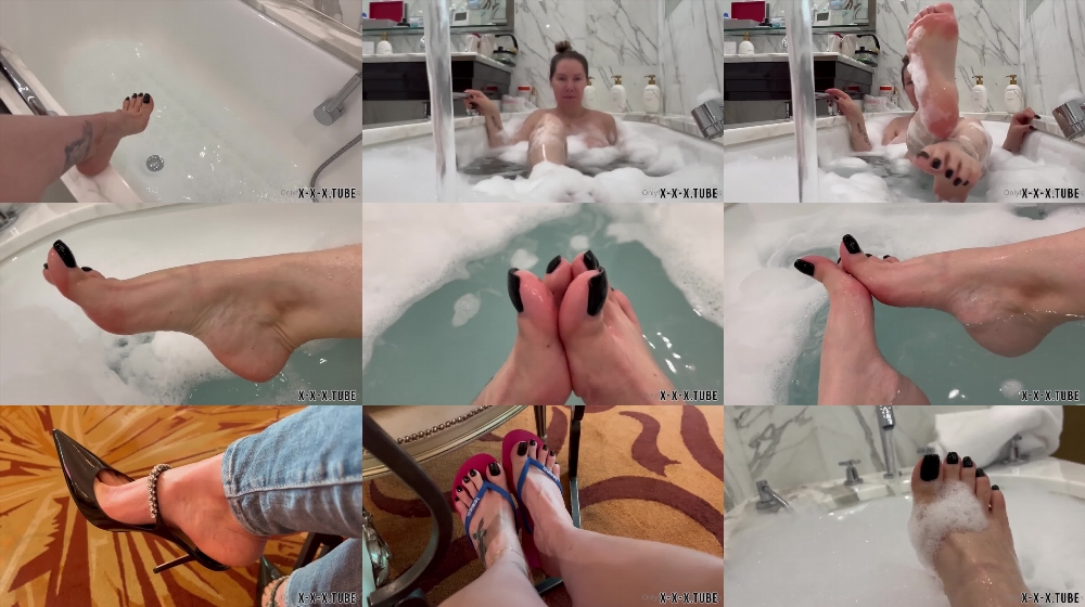 Grazigoddess: Feet Worship with Cum on Feet