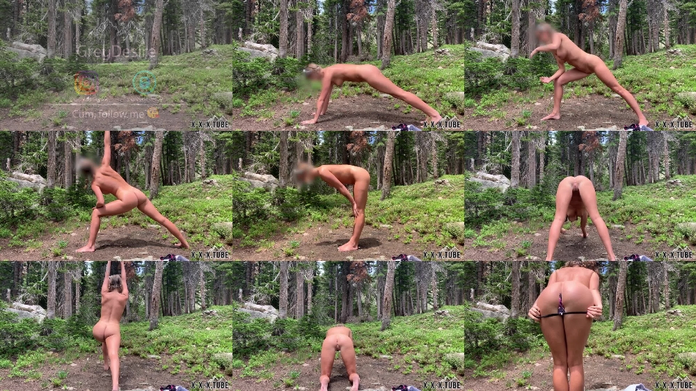 Greydesire's Outdoor Nude Yoga Session - OnlyFans Content