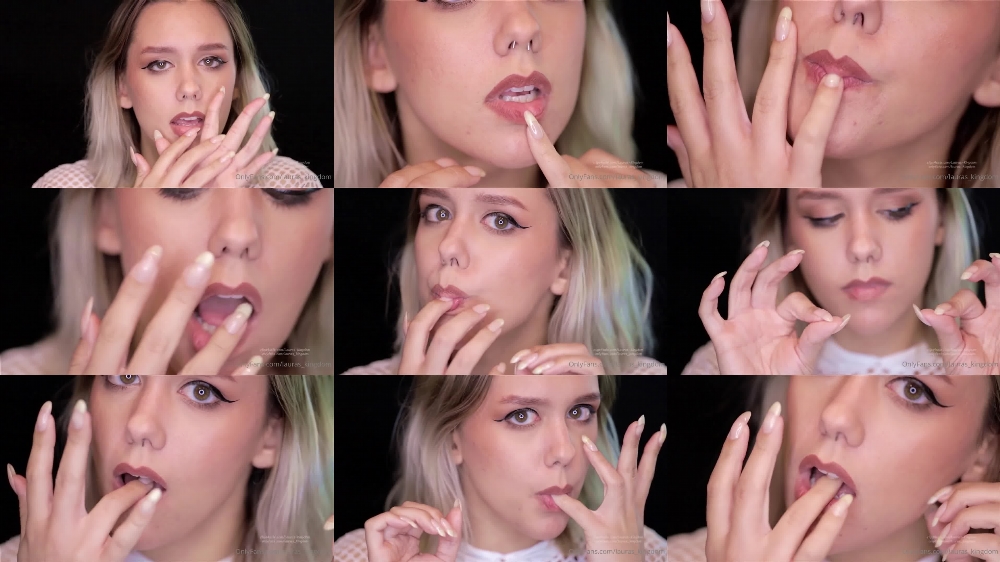 Sensual Lip Show by LaLaLaura on OnlyFans