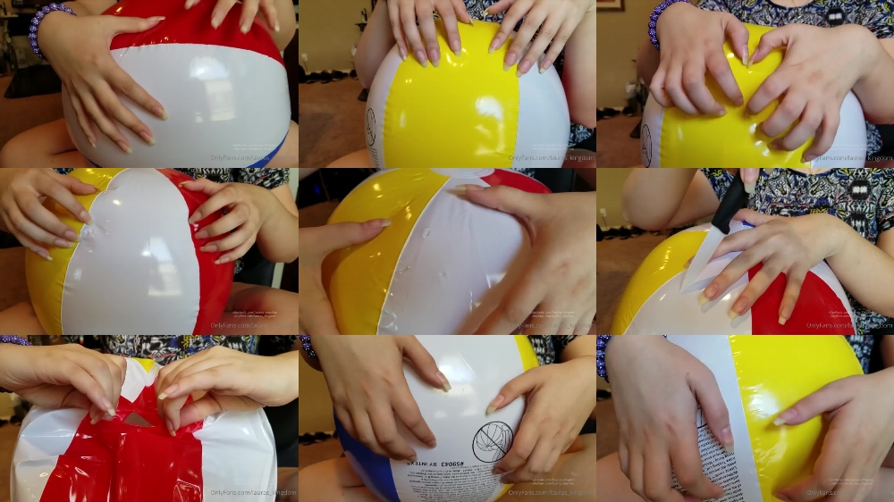 Watch LaLaLaura's OnlyFans Video: KNicole Beachball Pop