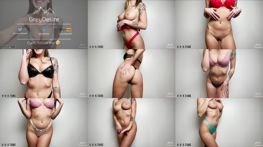 Greydesire's Try On Haul with Fit Bra and Panty - OnlyFans Model