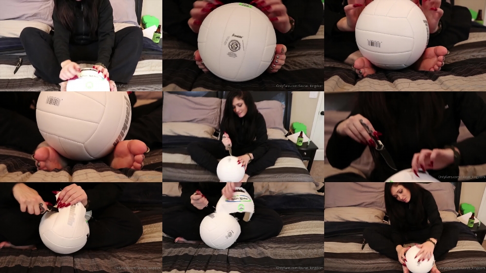 LaulaLaura's Volleyball Destruction: A Sensational OnlyFans Video