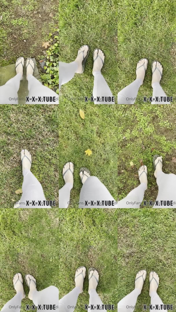 Goddessfendi Walks Around Friend's Yard in Latest Video - OnlyFans Content