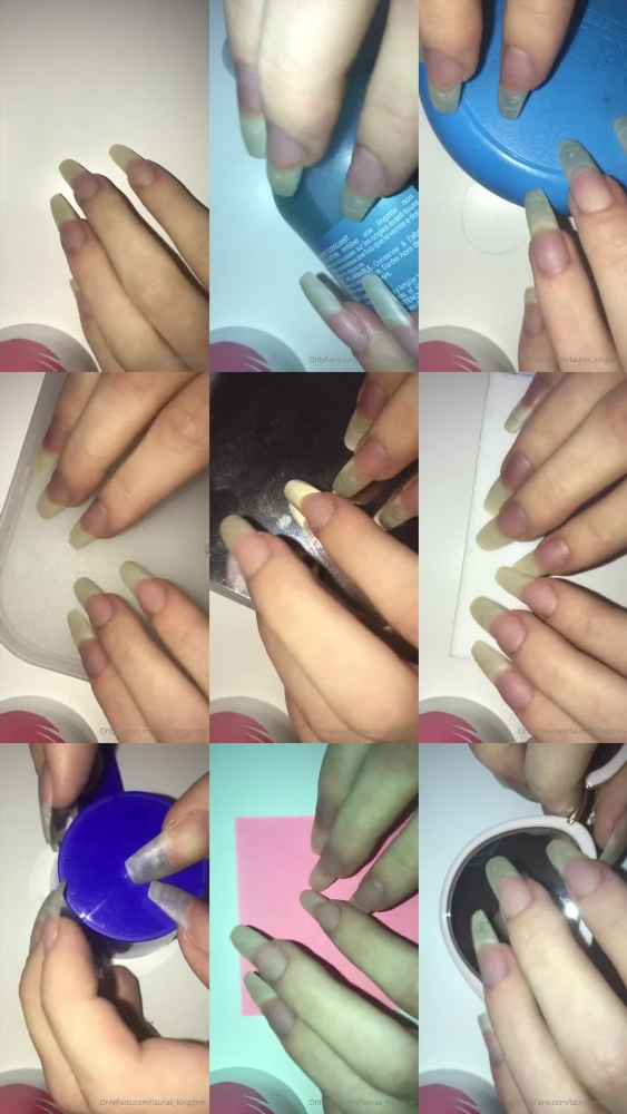 OnlyFans Video: LaLaLaura aka lauras_kingdom - Mira Nail Tapping video