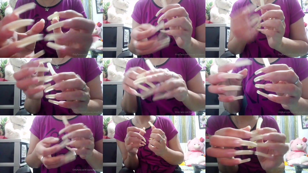 LaLaLaura's Arien Shade Nail Flicking Video on OnlyFans