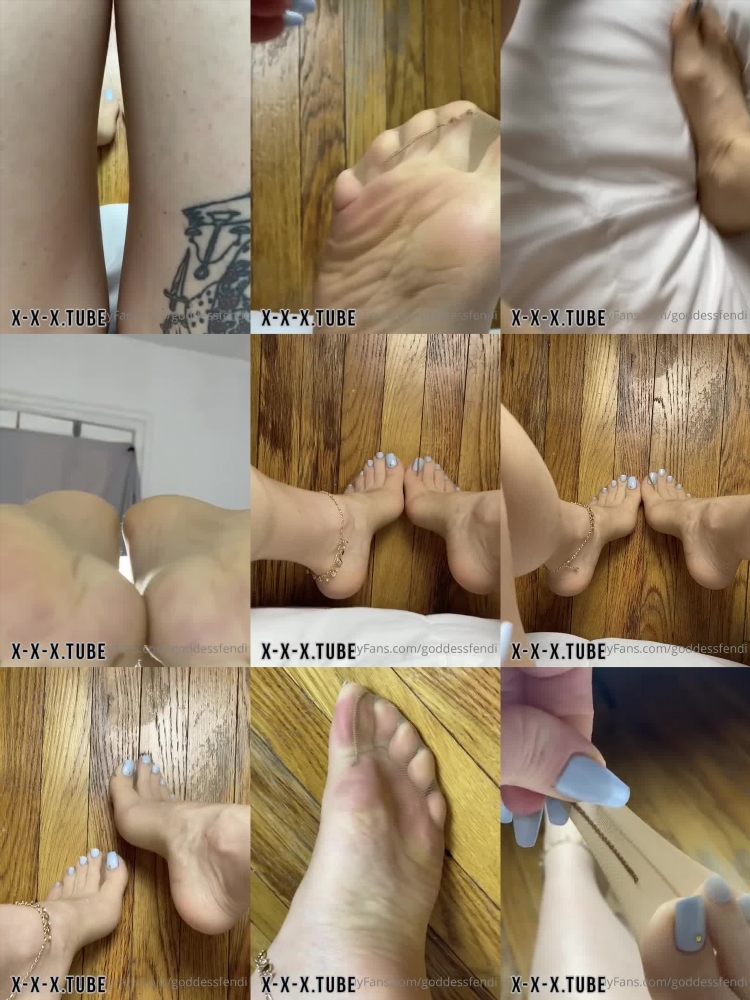 Watch Goddessfendi's Photoshoot in Nylons - OnlyFans Content