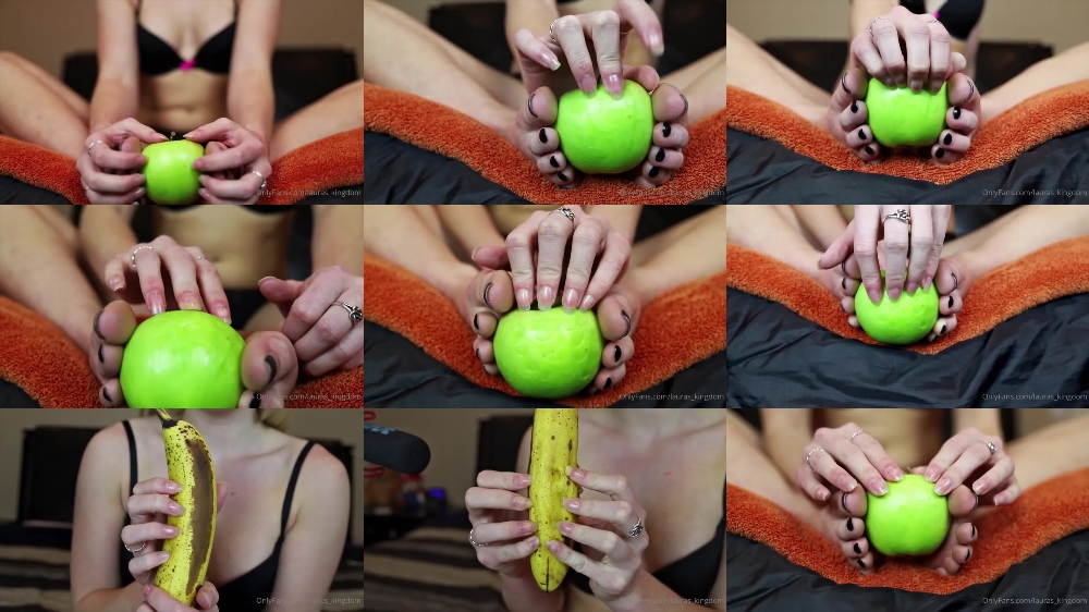 Watch LaLaLaura's First Fruit Claw Video on OnlyFans