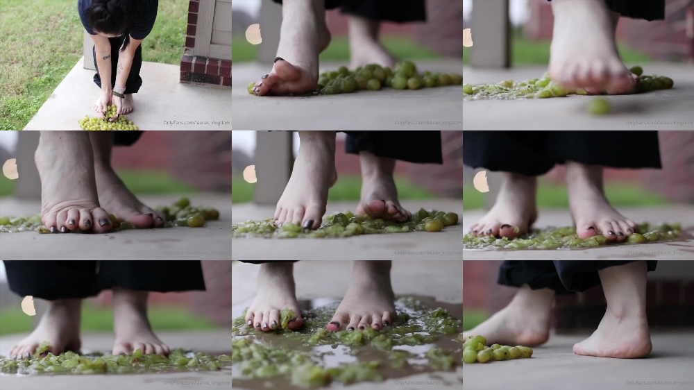 Watch LaLaLaura's Exclusive OnlyFans Video - Slow Mo Grape Crush