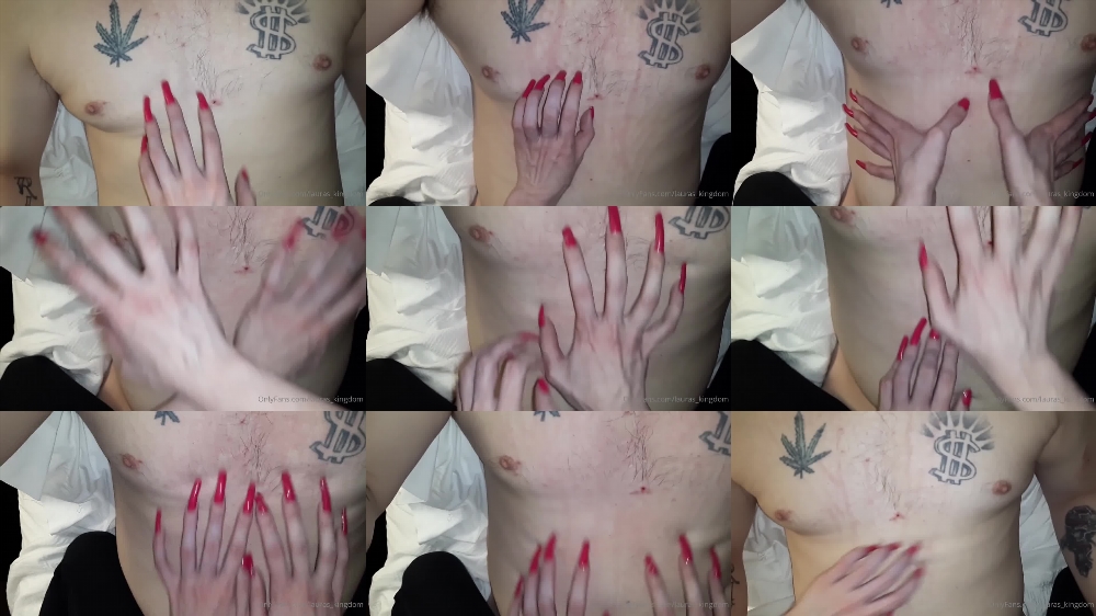 LalaLaura's OnlyFans Video: Violet's Hard Chest Scratch