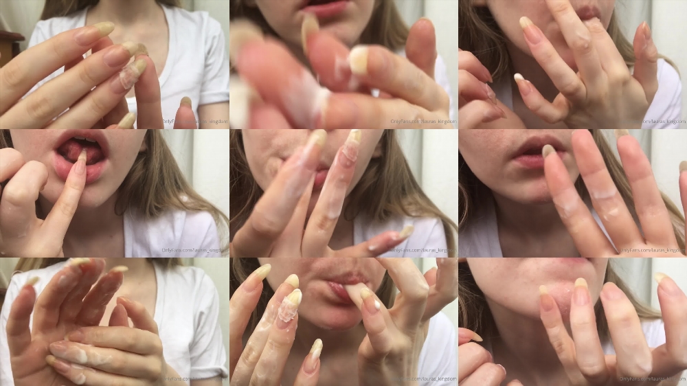 Lalalaura's OnlyFans Video: Olivia Finger Licking
