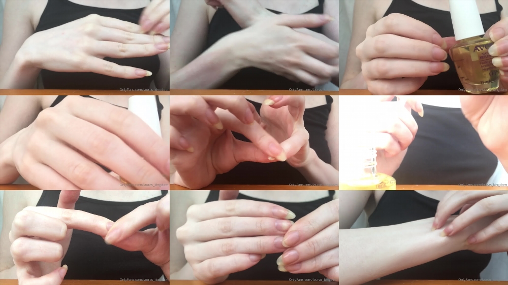 Exclusive OnlyFans Video: LaLaLaura's Nail Care Session