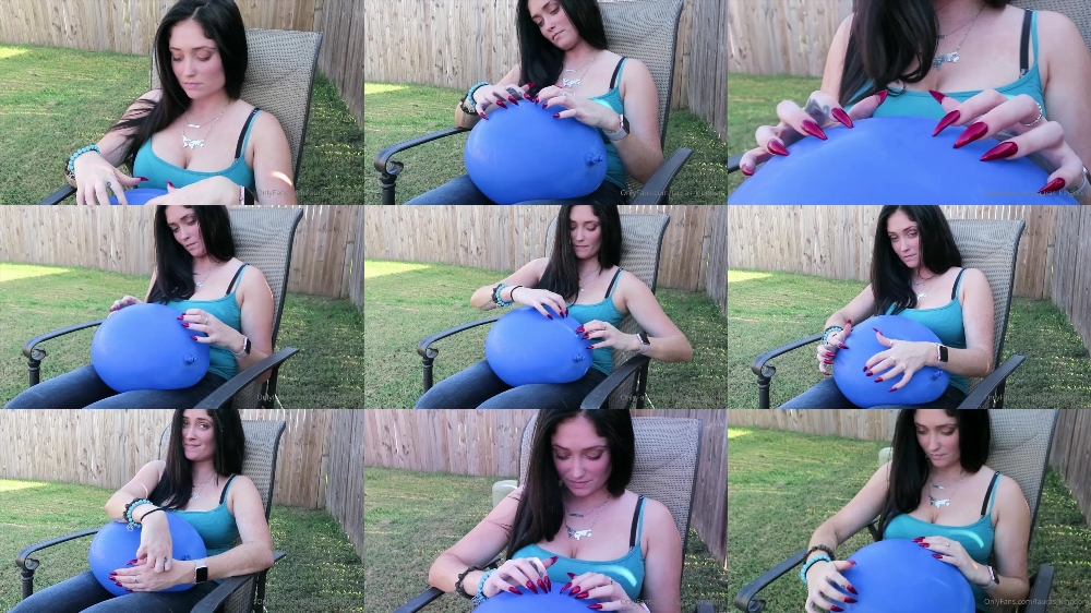 LaLaLaura's OnlyFans Video: Punch Balloon Pop