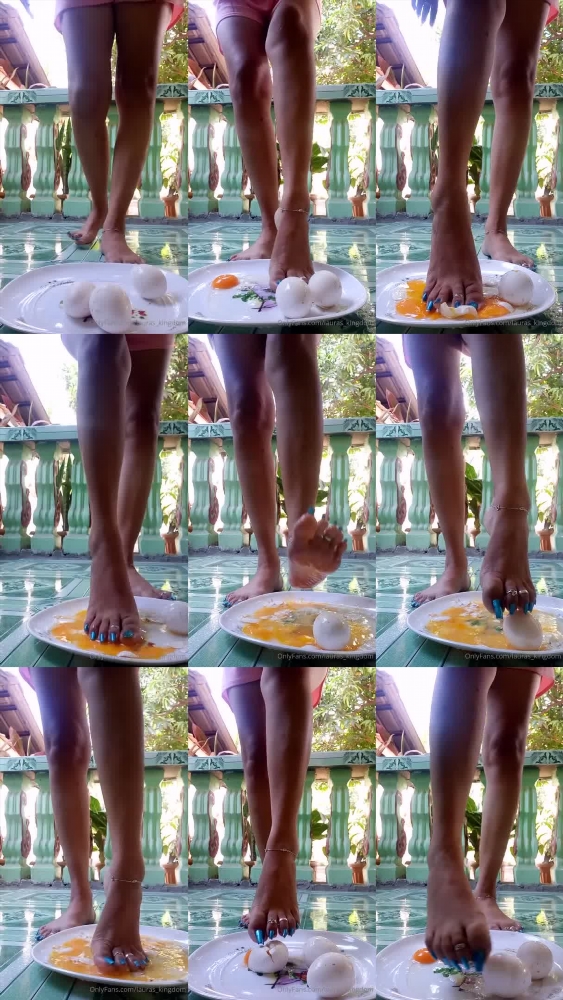 LaLaLaura's Arien Shade Egg Crush Video on OnlyFans