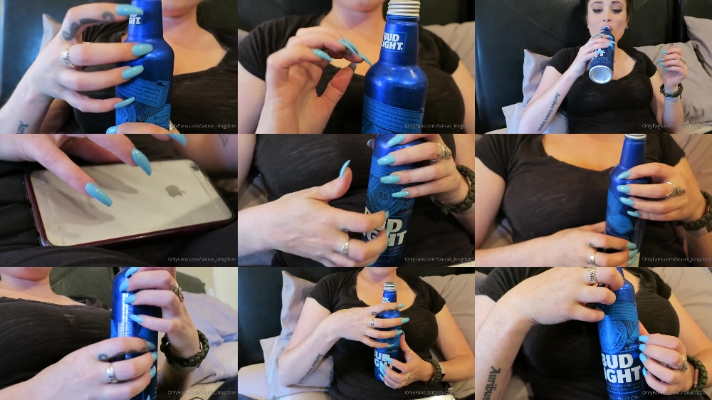 Laura's Bottle Tapping Video on OnlyFans - LaLaLaura