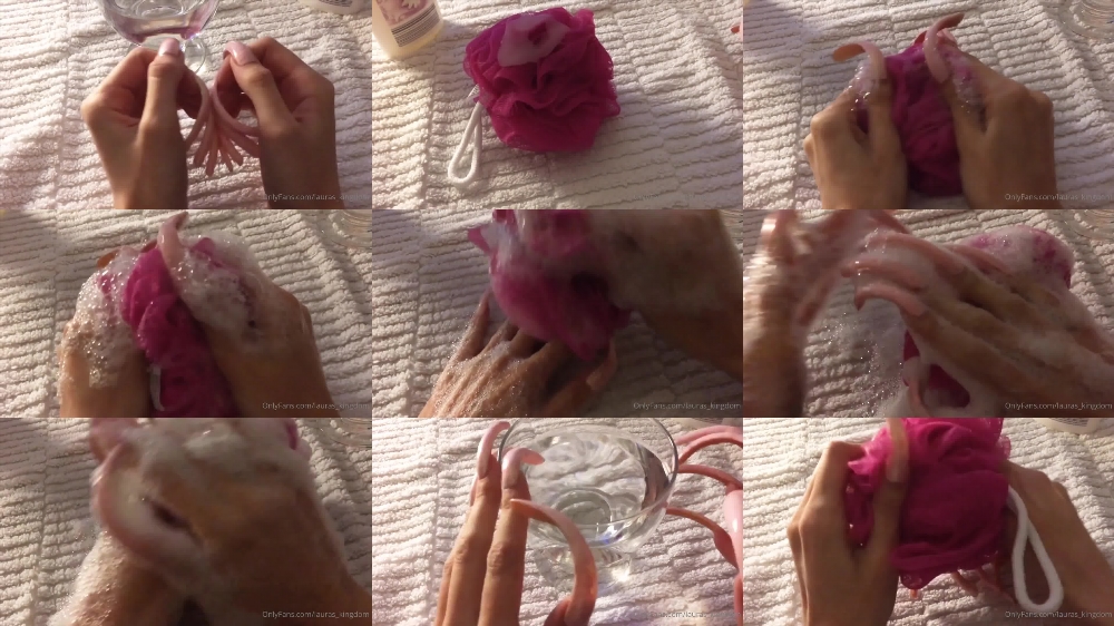 Watch LaLaLaura's OnlyFans Video on Christina's Soapy Nails