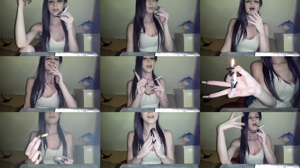 LalaLaura's Sizzling Smoking Claw Talk on OnlyFans