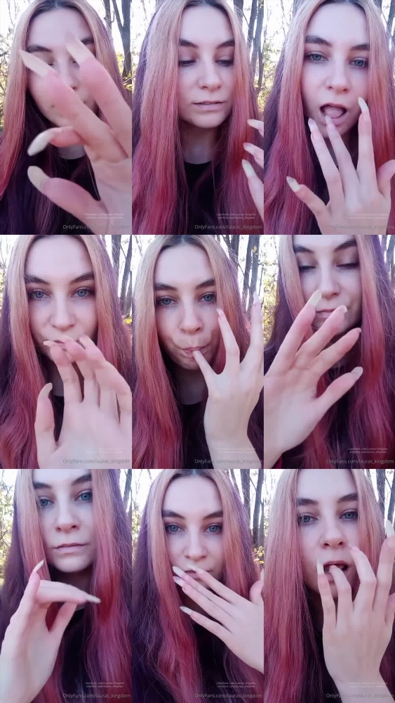 Lalalaura's OnlyFans Tease Video: Aishas Long Natural Nails